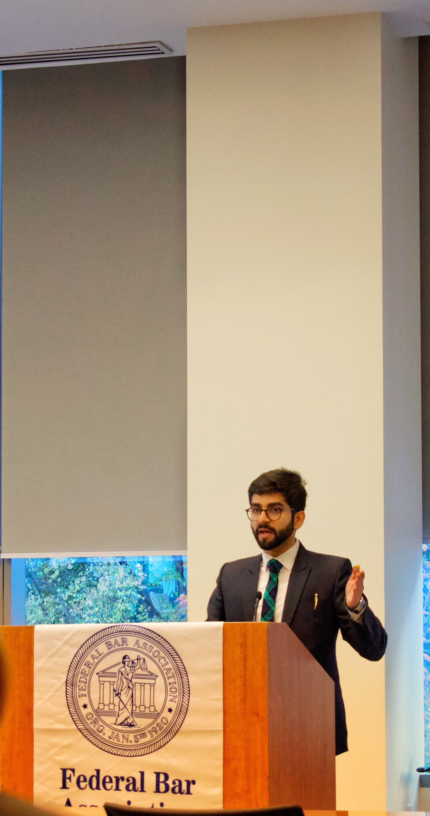 Speaking at the Federal Bar Association