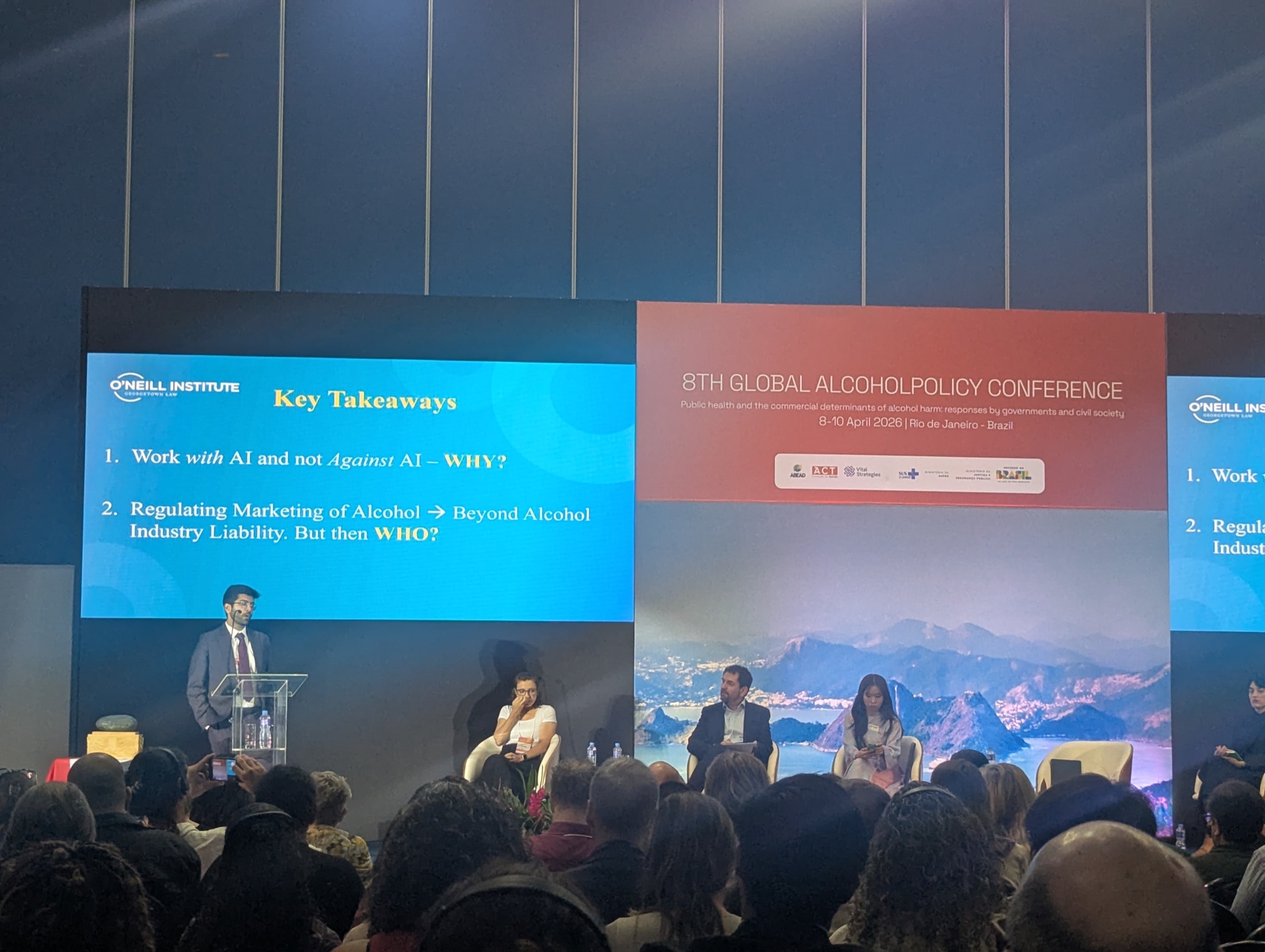 Plenary address at the 8th Global Alcohol Policy Conference, Rio de Janeiro