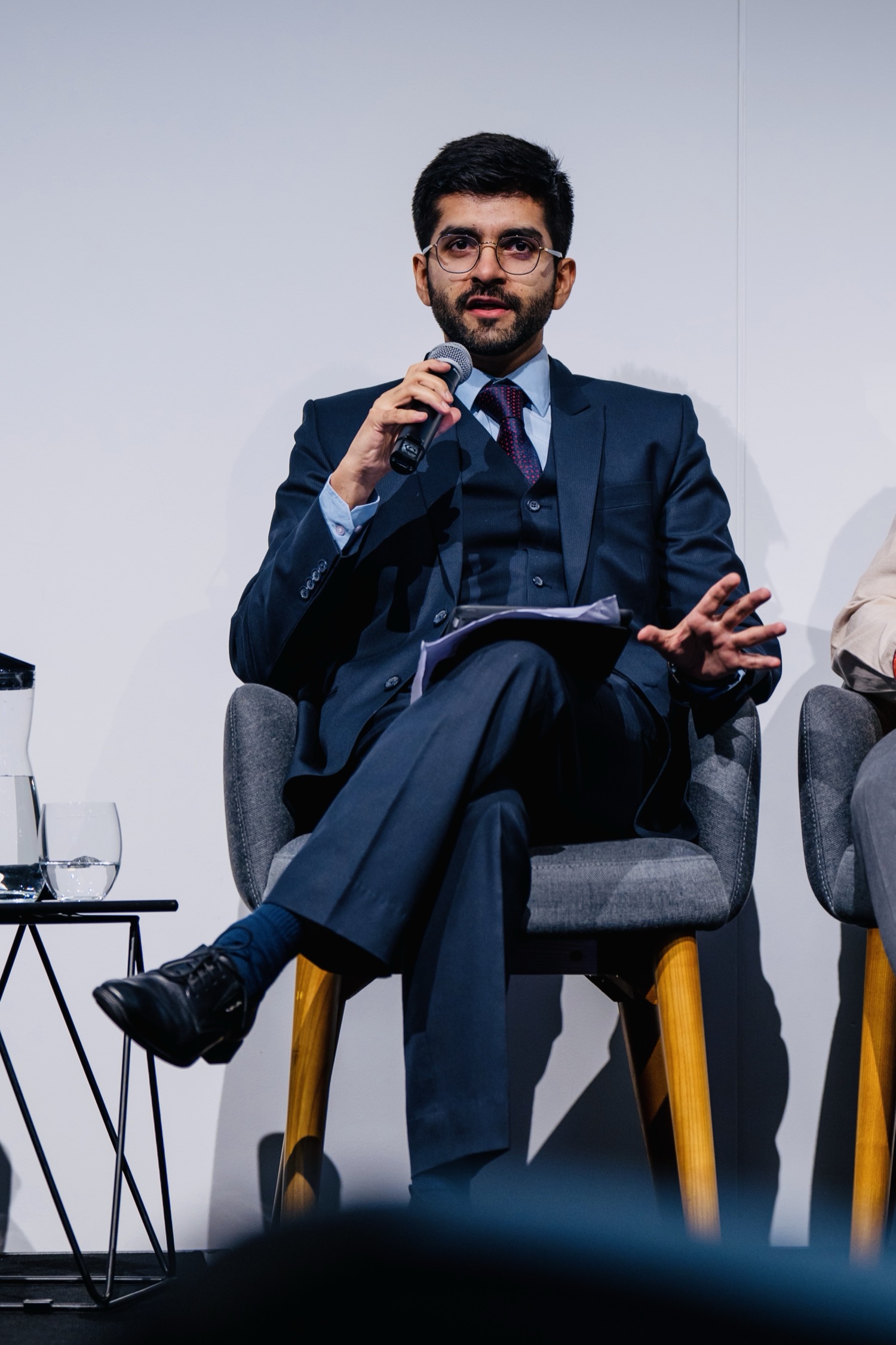 Kashish Aneja on a panel